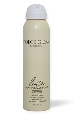 Dolce Glow by Isabel Alysa Luce Clear Self-Tanning Mist in Light To Medium at Nordstrom