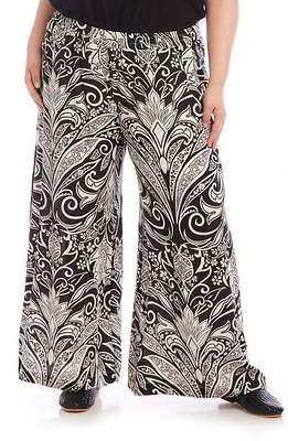 Karen Kane Print Wide Leg Pants at Nordstrom,