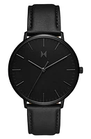 MVMT Legacy Leather Strap Watch