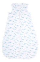 aden + anais Organic Cotton Muslin Wearable Blanket in Oceanic Blue at Nordstrom