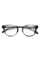 eyebobs Waylaid 46mm Reading Glasses in Olive Crystal/Clear at Nordstrom, Size +1.25