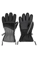 ZipGlove Kids' Mixed Media Winter Gloves Black at Nordstrom,