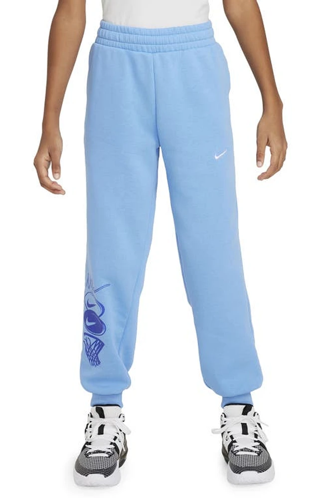 Nike Kids' Basketball Joggers University Blue/White at