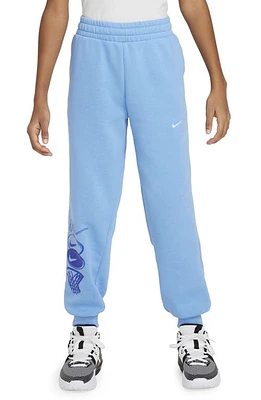 Nike Kids' Basketball Joggers University Blue/White at