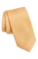 Nordstrom Haidan Mini Pattern Silk Tie in Yellow at Nordstrom