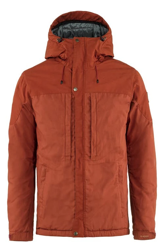 Fjällräven Skogsö Water Resistant Insulated Jacket in Autumn Leaf at Nordstrom, Size Large