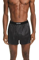 TOM FORD Stretch Silk Boxers Black at Nordstrom,