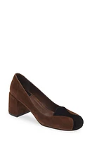 Jeffrey Campbell Volcano Pump Brown Black Suede at Nordstrom,