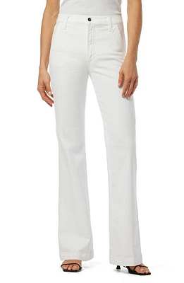 Joe's The Molly High Waist Flare Trouser Jeans White at Nordstrom,