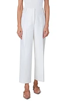 Akris Flora Cotton Twill Crop Pants Ecru at Nordstrom,