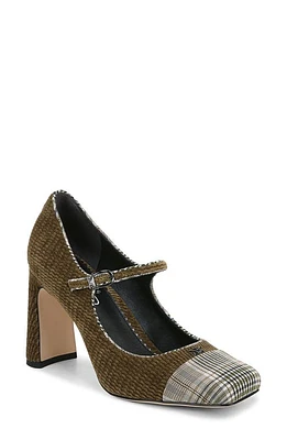 Circus NY by Sam Edelman Elora Square Toe Mary Jane Pump Olive/Vanilla Bean at Nordstrom,