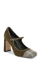 Circus NY by Sam Edelman Elora Square Toe Mary Jane Pump Olive/Vanilla Bean at Nordstrom,