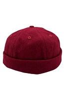 A Life Well Dressed Adjustable Brushed Cotton Beanie in Burgundy at Nordstrom