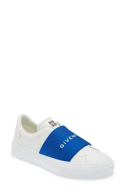 Givenchy City Sport Slip-On Sneaker White/Blue at Nordstrom,