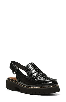 Donald Pliner Halie Slingback Moc Toe Loafer Black at Nordstrom,