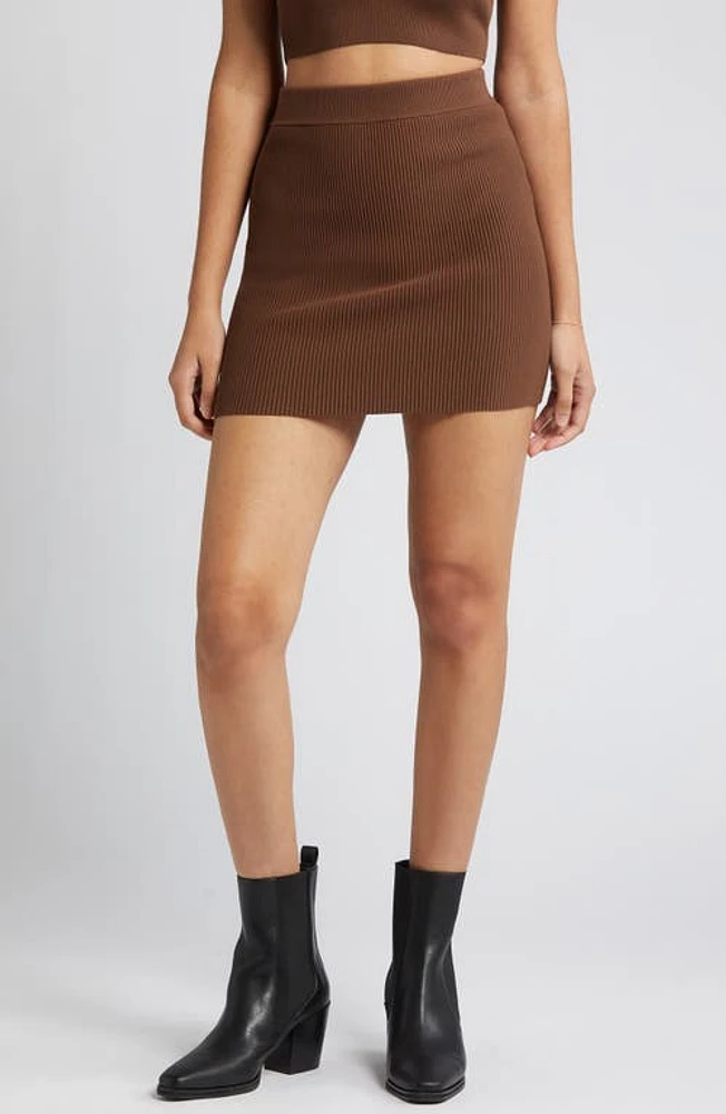 Open Edit Rib Sweater Skirt at Nordstrom,