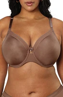 Curvy Couture Silky Smooth Underwire Unlined Bra at Nordstrom,