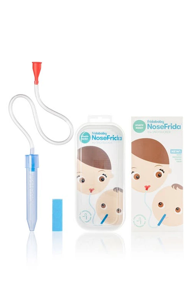 Fridababy NoseFrida The Snotsucker Nasal Aspirator & Travel Case in White at Nordstrom