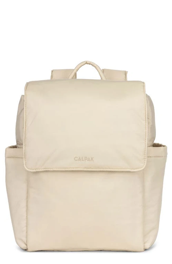 CALPAK Convertible Mini Diaper Backpack & Crossbody Bag in Oatmeal at Nordstrom