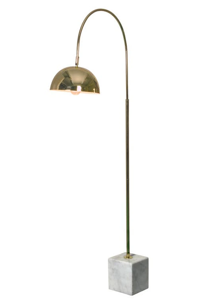 Renwil Polished Floor Lamp in Polished Brass at Nordstrom