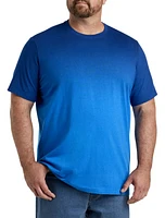 Harbor Bay by DXL Ombré Performance T-Shirt Blue Multi at Nordstrom,