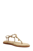 Schutz Mitchell T-Strap Sandal Platina at Nordstrom,