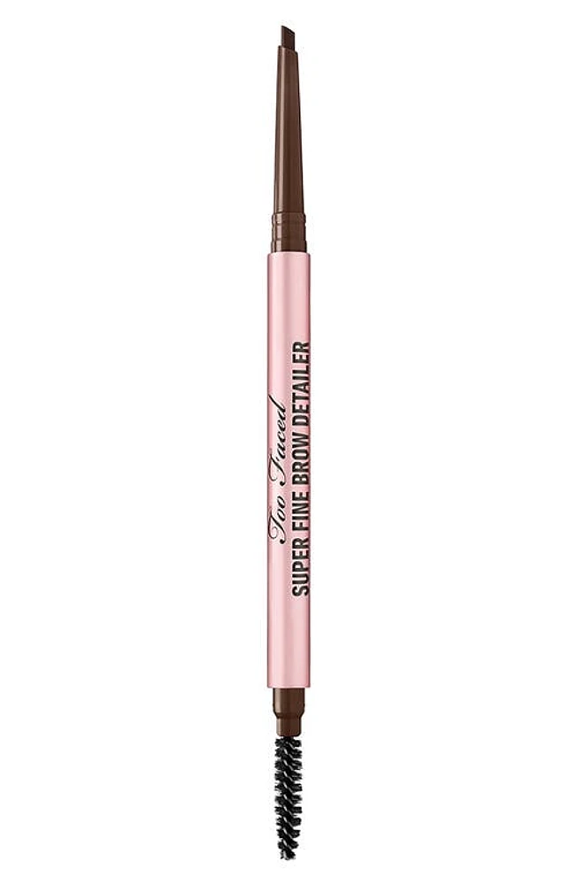 Too Faced Superfine Brow Detailer Pencil in Espresso at Nordstrom