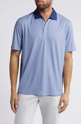 Johnston & Murphy XC4 Cool Degree Performance Polo in Blue at Nordstrom, Size X-Large R