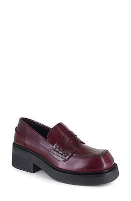 ZIGI Geraldine Platform Penny Loafer Leather at Nordstrom,