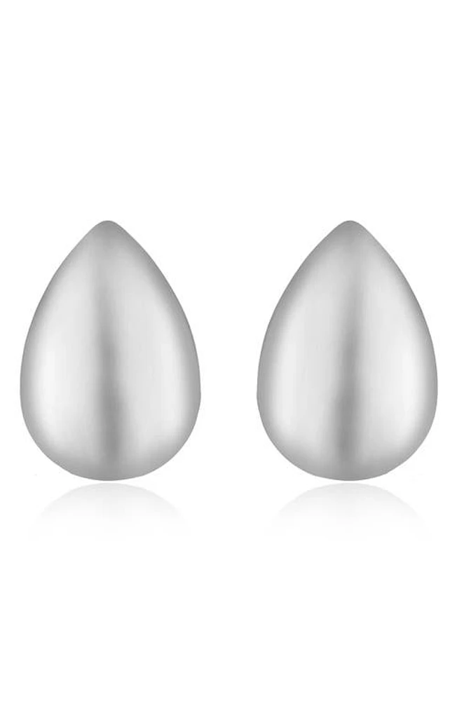 Ettika Teardrop Stud Earrings in Rhodium at Nordstrom