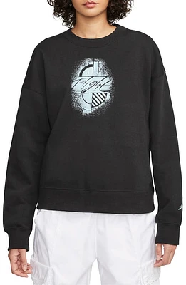 Jordan Brooklyn Fleece Crewneck Graphic Sweatshirt at Nordstrom,