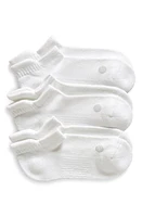 zella Assorted 3-Pack Tab Ankle Socks White at Nordstrom,