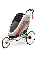 CYBEX ZENO Multisport Jogging Stroller in Cream/Orange/Bleached Sand at Nordstrom