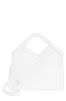 Altuzarra Small 'A' Leather Tote in Optic White at Nordstrom