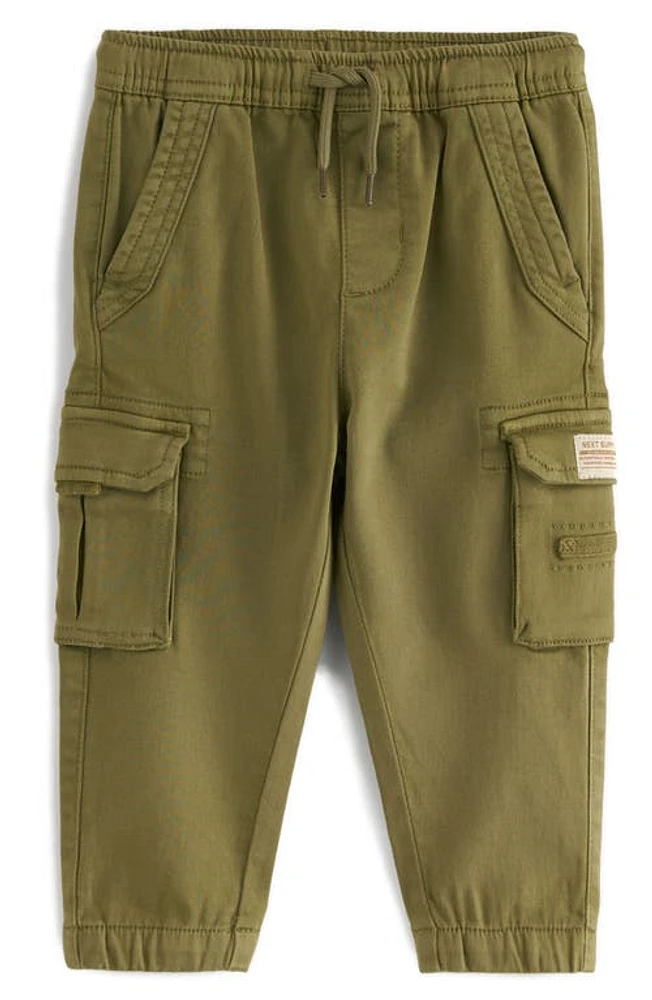 NEXT Kids' Cotton Blend Cargo Pants Green at Nordstrom, Y