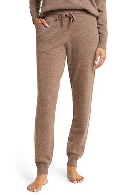 Nordstrom Cashmere Joggers Brown Taupe Heather at Nordstrom,