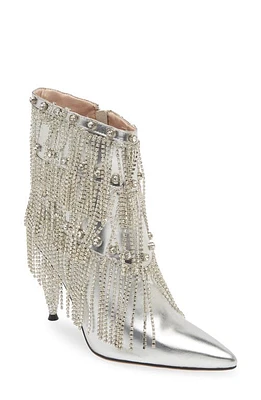 AZALEA WANG Jamila Bootie Silver at Nordstrom,