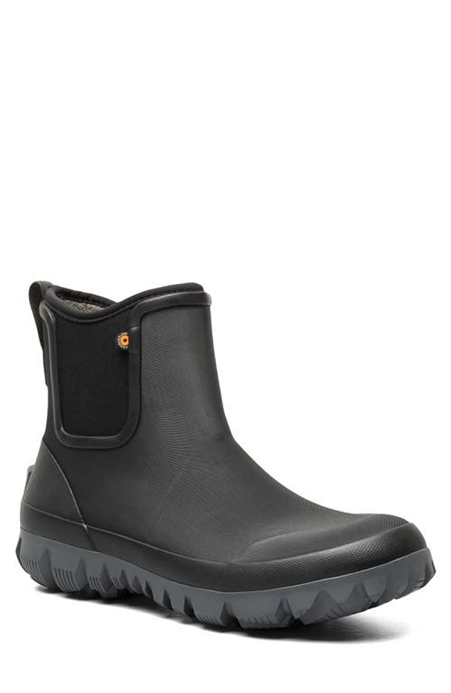 Bogs Arcata Waterproof Chelsea Boot Black at Nordstrom,