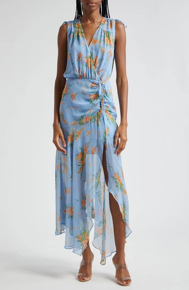 nordstrom blue floral dress Shop Blue Dress the Population Online