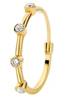 Kimai Remi Single Lab Created Diamond Hoop Earring in Yellow Gold at Nordstrom