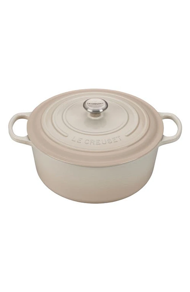 Le Creuset /-Quart Signature Round Enamel Cast Iron French/Dutch Oven in Meringue at Nordstrom