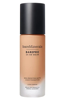 bareMinerals BAREPRO 24HR Wear Skin-Perfecting Matte Liquid Foundation Mineral SPF 20 PA++ in Medium Cool at Nordstrom