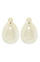 Panacea Raffia Teardrop Earrings in at Nordstrom