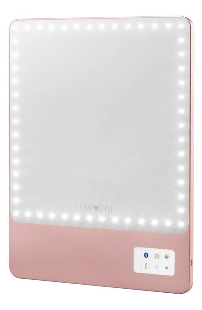 Riki Loves Riki 5X Skinny Lighted Mirror (Nordstrom Exclusive) $225 Value in Rose Gold at Nordstrom