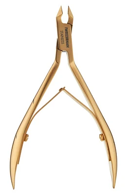 TWEEZERMAN Ultra Precision Cuticle Nipper in Gold at Nordstrom