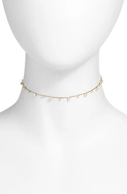 Child of Wild Crystal Dust Cubic Zirconia Choker Necklace in Gold at Nordstrom