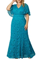 Kiyonna Duchess Lace Evening Gown at Nordstrom,