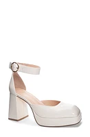 Chinese Laundry Oaklen Ankle Strap Platform Pump in Cream at Nordstrom, Size 10