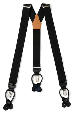 Cufflinks, Inc. Black Clip/Button Suspenders at Nordstrom