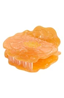 Solar Eclipse California Poppy Claw Hair Clip in Orange at Nordstrom